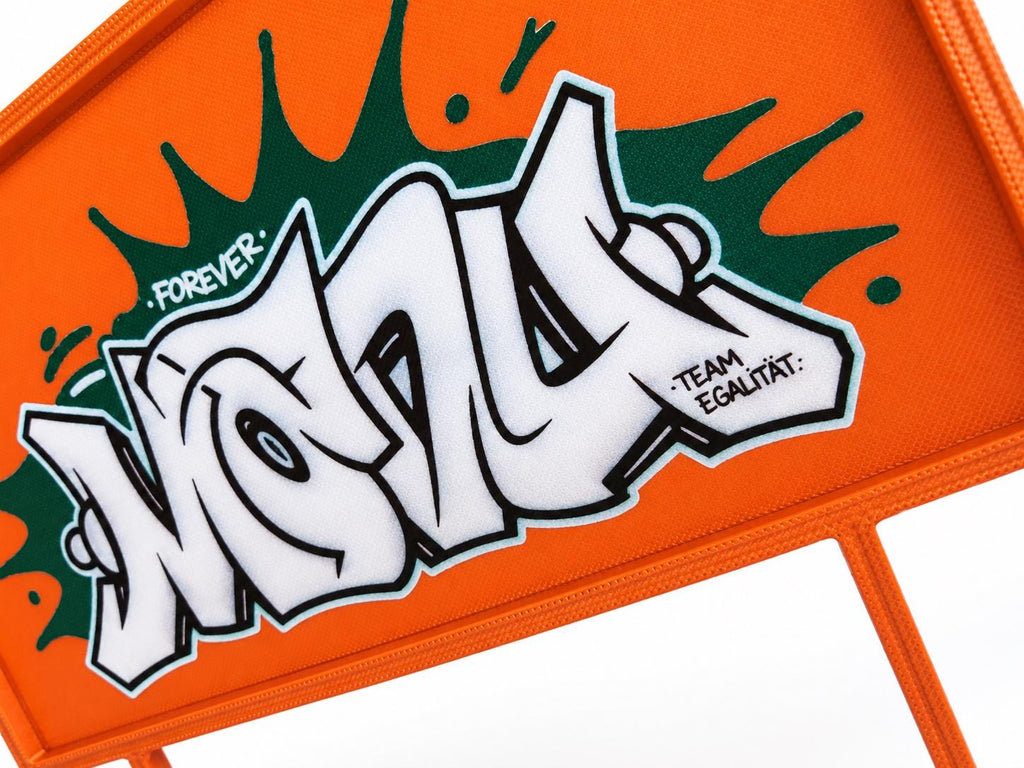 Custom UV Printed Mini Billboard, Personalized Graffiti Street Art Display, 3D Printed Kit