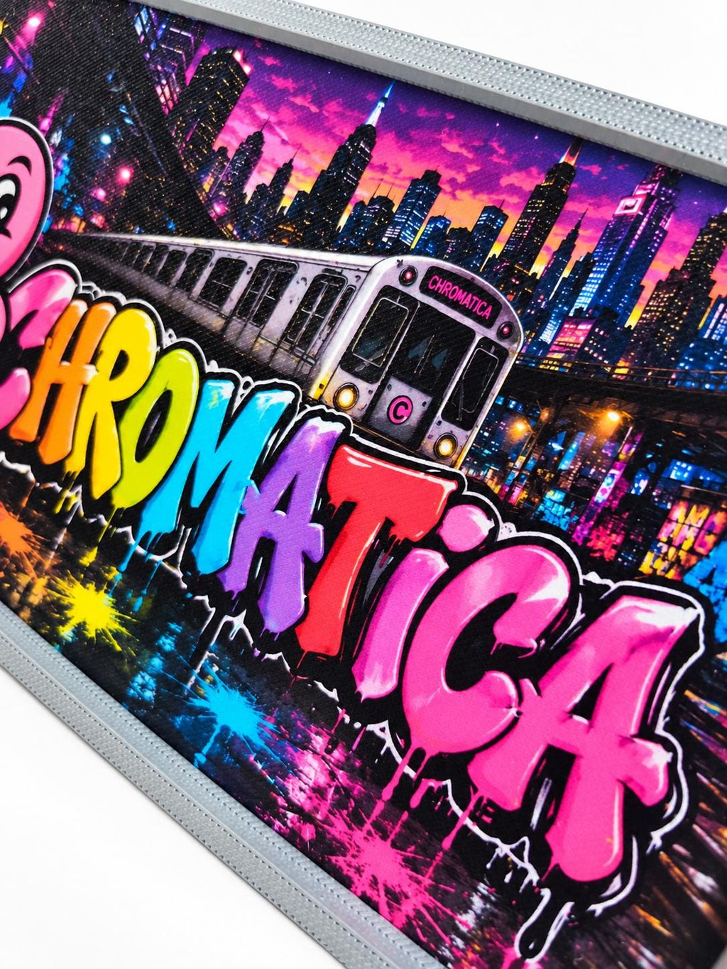 Custom UV Printed Mini Billboard, Personalized Graffiti Street Art Display, 3D Printed Kit
