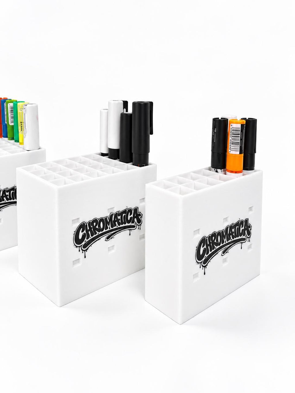 White Marker Organizer 17mm – Modular 12/24/36 Slots