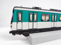 Paris Graffiti Practice Train, 3D Printed Metro Art Model, Acrylic Marker Canvas, Street Art Collectible