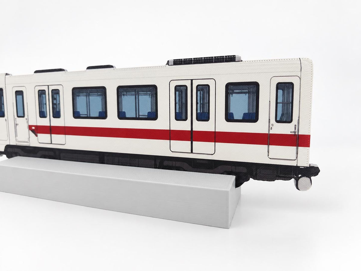 Rome Graffiti Practice Train, 3D Printed Metro Train Model, Acrylic Marker Canvas, Street Art Collectible