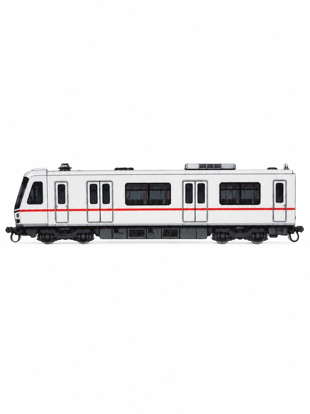 Vienna Graffiti Practice Train, 3D Printed Urban Rail Model, Acrylic Marker Canvas, Street Art Collectible