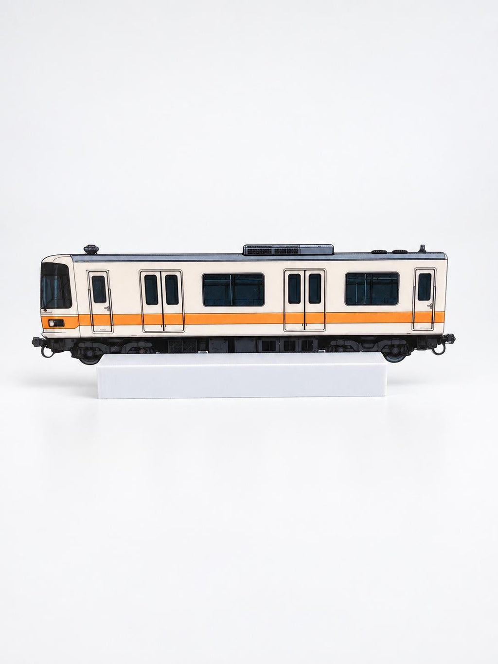 Tokyo Graffiti Practice Train, 3D Printed Urban Rail Model, Acrylic Marker Canvas, Street Art Collectible