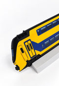 Dutch Intercity Double Decker Graffiti Practice Train, 3D Printed Passenger Train, Paintable with Acrylic Markers, Rail Art Collectible