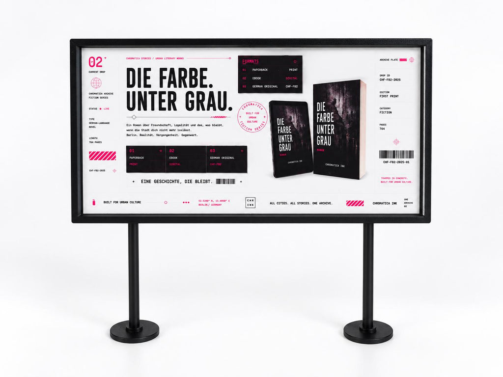 Custom UV Printed Mini Billboard, Personalized Graffiti Street Art Display, 3D Printed Kit