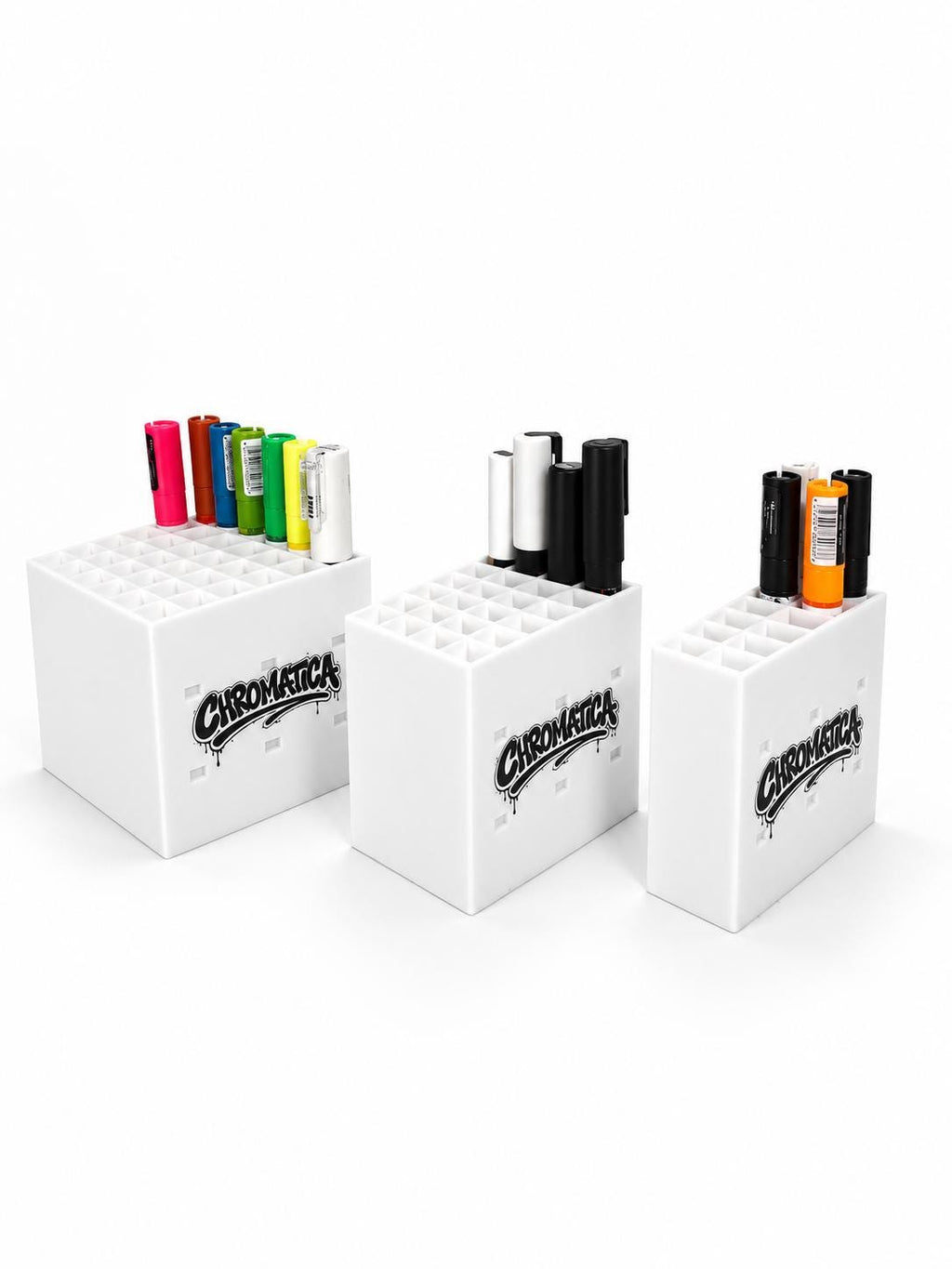 White Marker Organizer 17mm – Modular 12/24/36 Slots