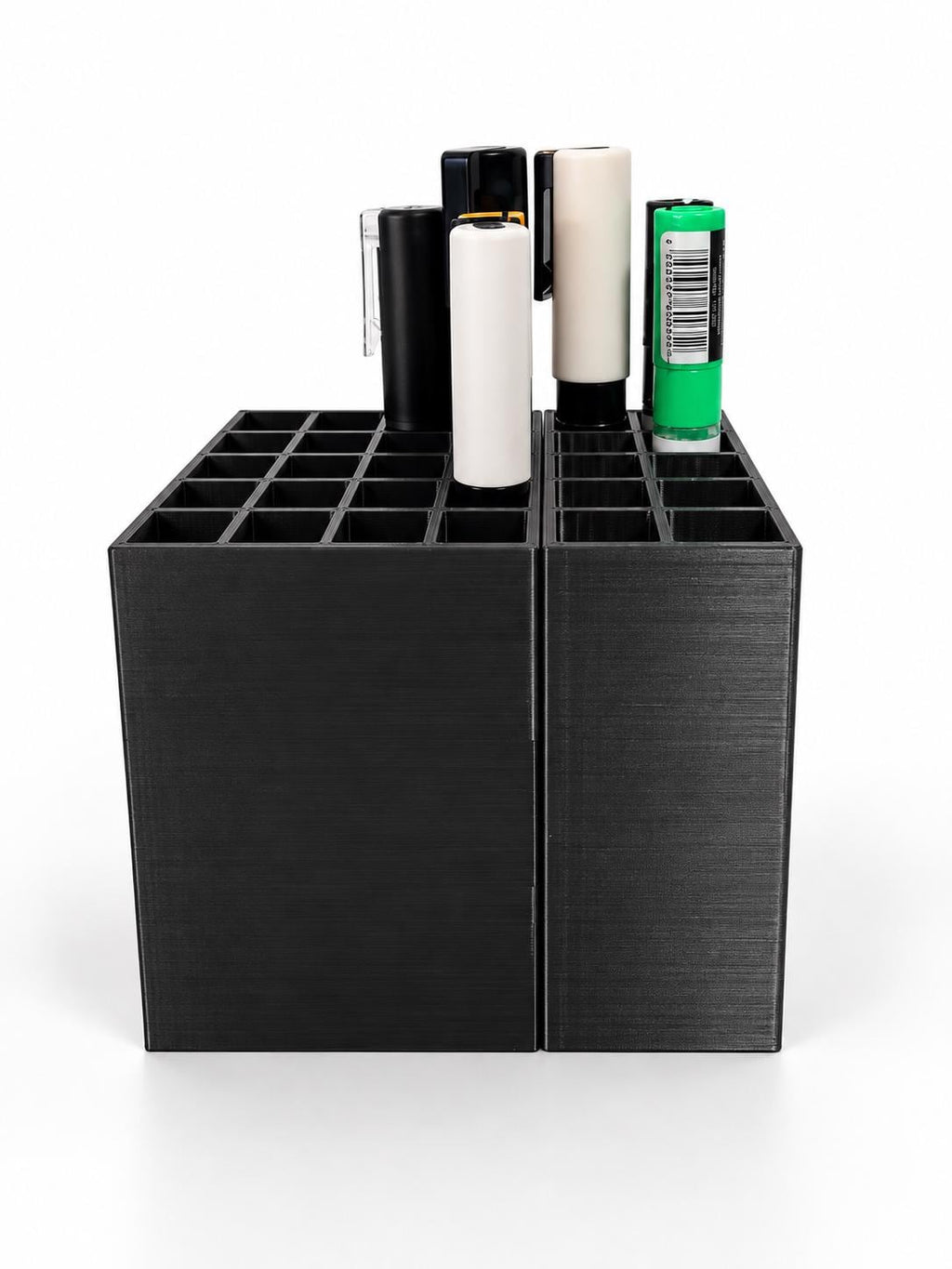 Black Marker Organizer – Modular Graffiti & Paint Marker Rack, 12/24/36 Slots