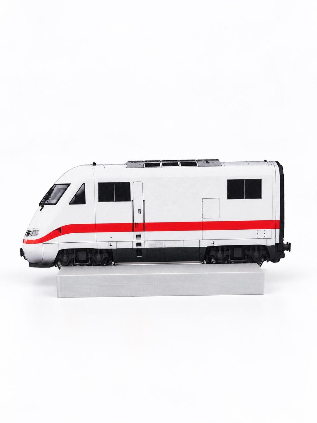 German High Speed Graffiti Practice Train, 3D Printed Rail Model, Paintable with Acrylic Markers, Rail Art Collectible, 20x10 cm