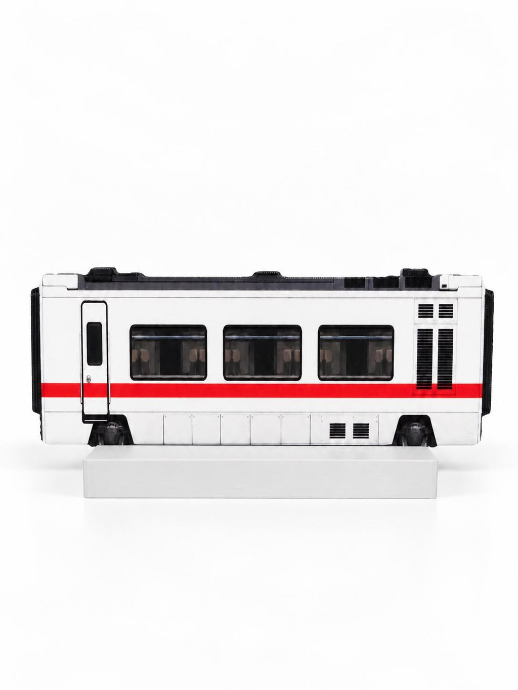 German Modern Intercity Graffiti Practice Coach, 3D Printed Passenger Coach, Paintable with Acrylic Markers, Rail Art, 20x10 cm