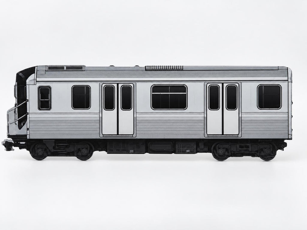 New York Graffiti Practice Train, 3D Printed Subway Art, Acrylic Marker Canvas, Street Art Collectible