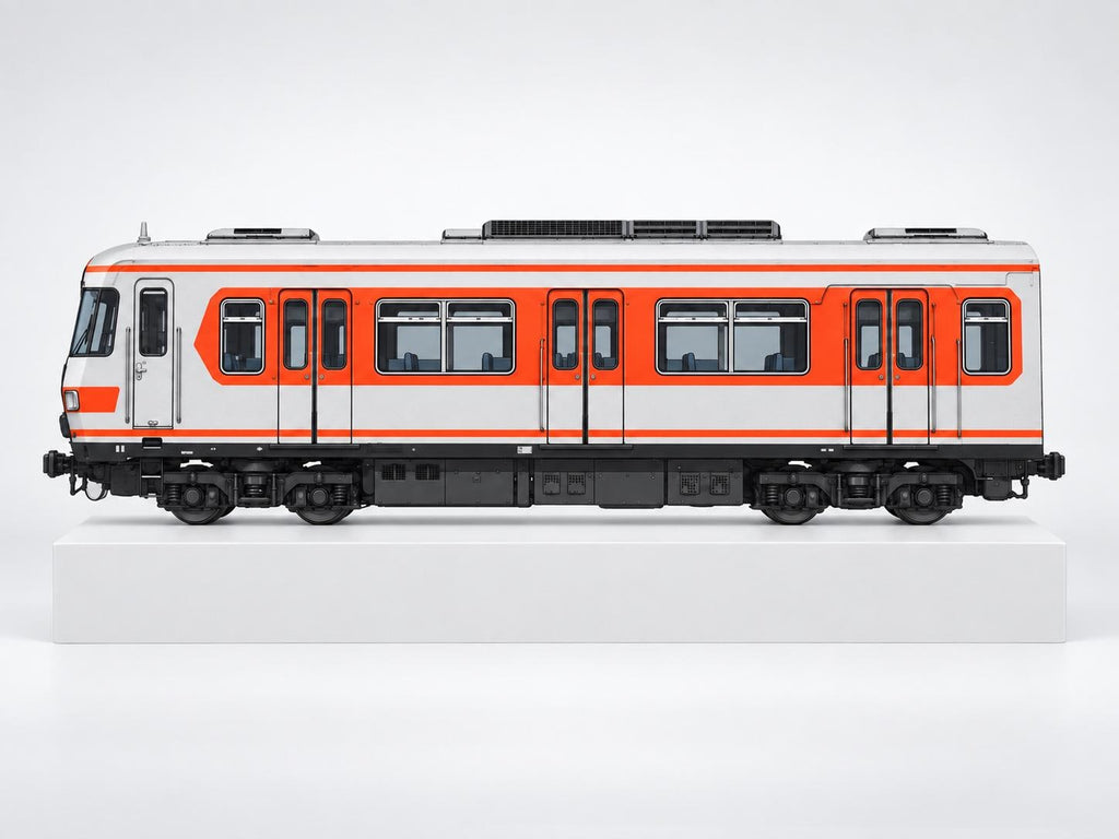 ET420 Plochi Graffiti Practice Train, 3D Printed S-Bahn Model, Acrylic Marker Canvas, Train Art Collectible