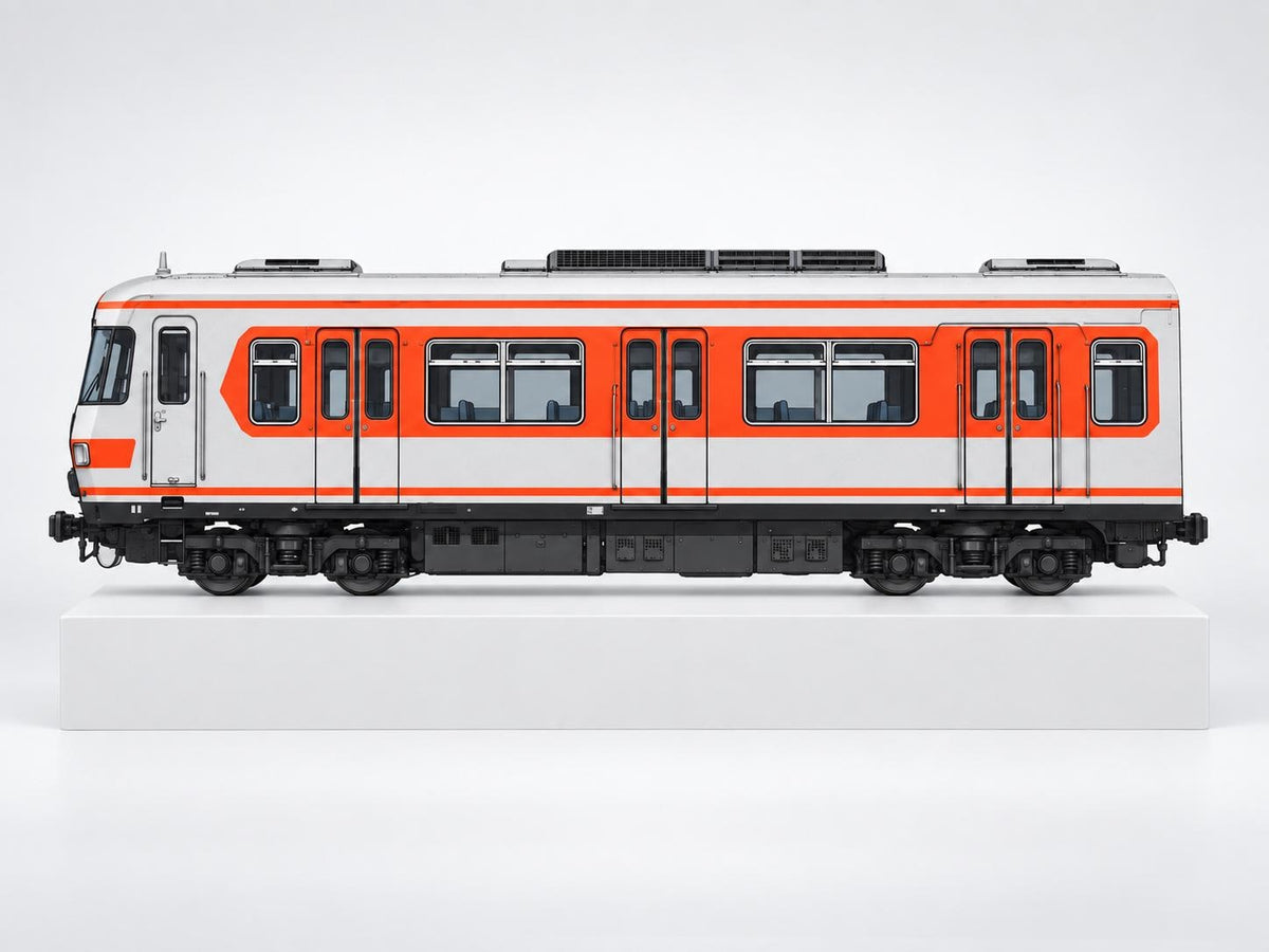 ET420 Plochi Graffiti Practice Train, 3D Printed S-Bahn Model, Acrylic Marker Canvas, Train Art Collectible