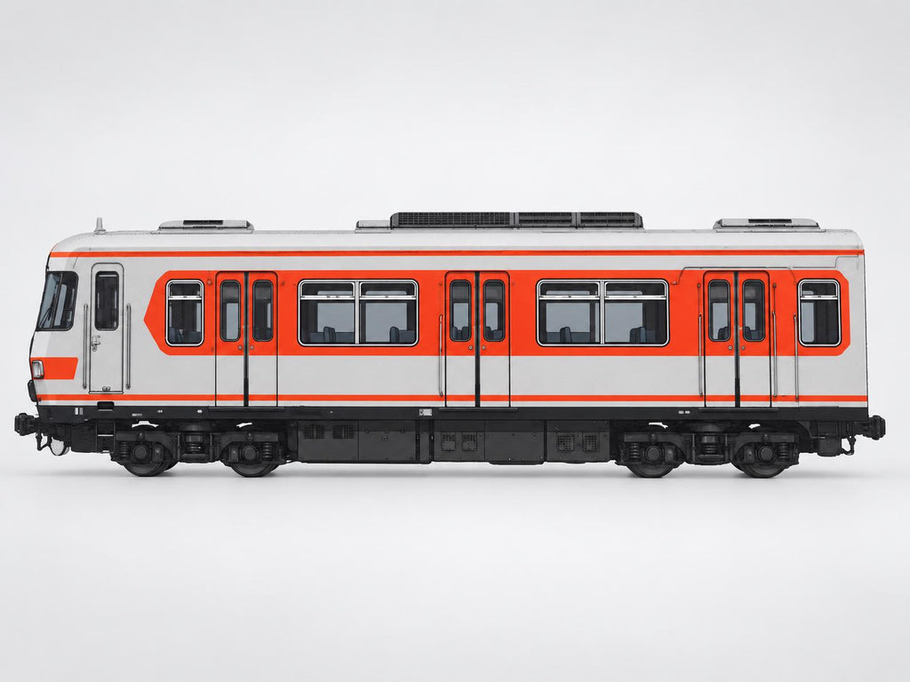 ET420 Plochi Graffiti Practice Train, 3D Printed S-Bahn Model, Acrylic Marker Canvas, Train Art Collectible
