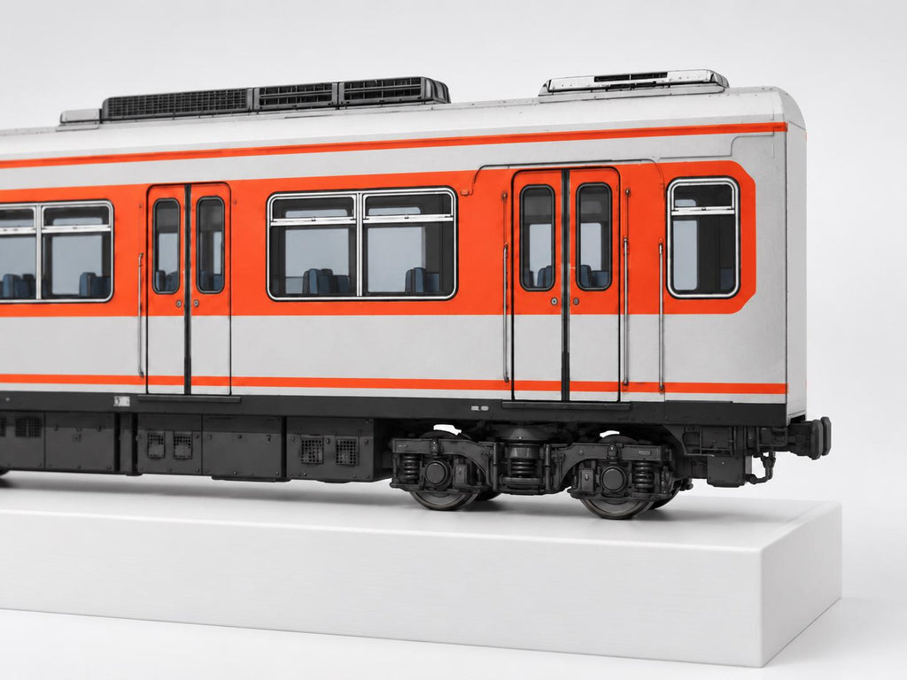 ET420 Plochi Graffiti Practice Train, 3D Printed S-Bahn Model, Acrylic Marker Canvas, Train Art Collectible