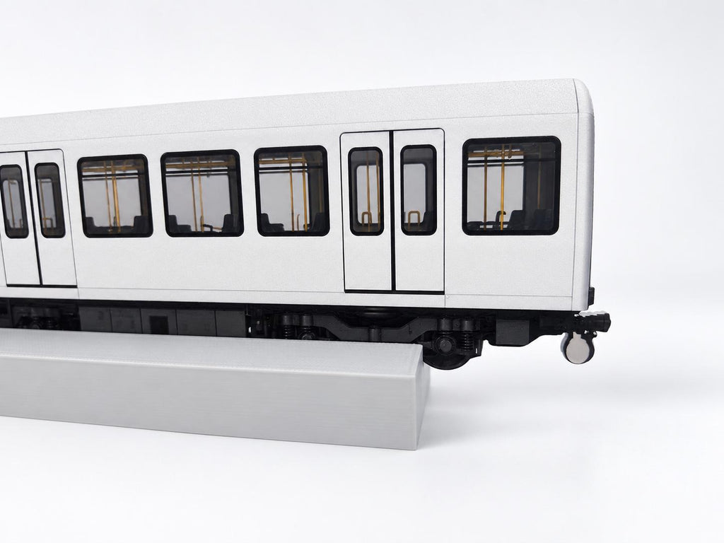 Copenhagen Graffiti Practice Train, 3D Printed Metro Train Model, Acrylic Marker Canvas, Street Art Collectible