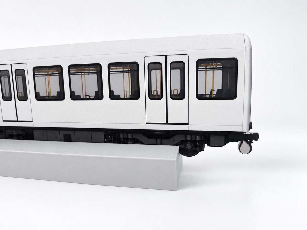Copenhagen Graffiti Practice Train, 3D Printed Metro Train Model, Acrylic Marker Canvas, Street Art Collectible