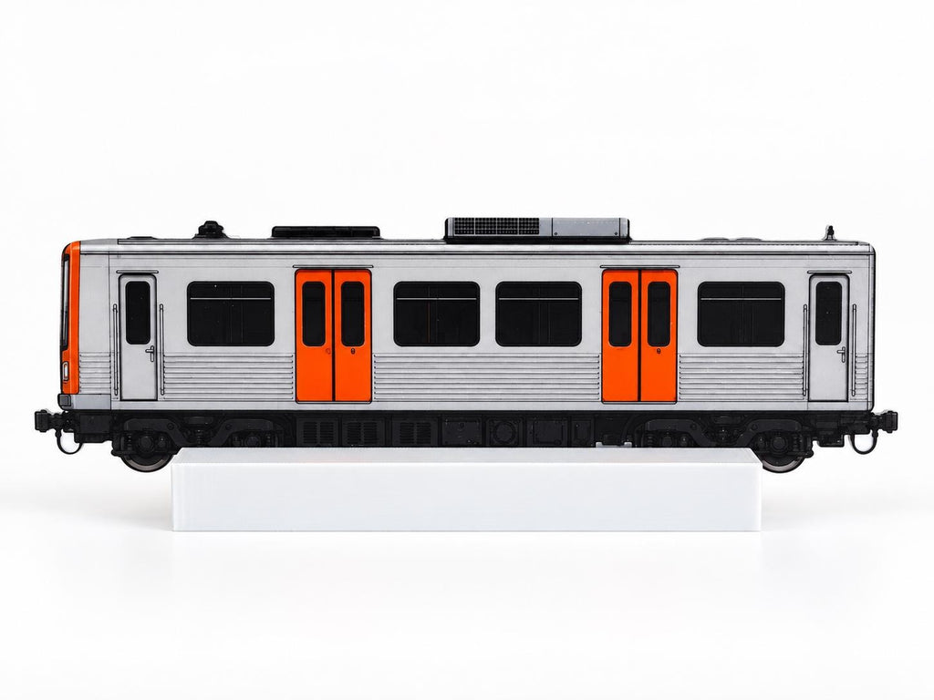 Athens Graffiti Practice Train, 3D Printed Metro Train Model, Acrylic Marker Canvas, Street Art Collectible