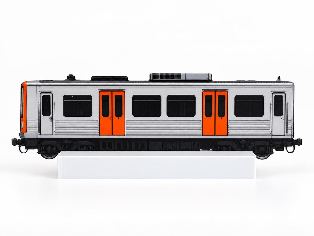 Athens Graffiti Practice Train, 3D Printed Metro Train Model, Acrylic Marker Canvas, Street Art Collectible