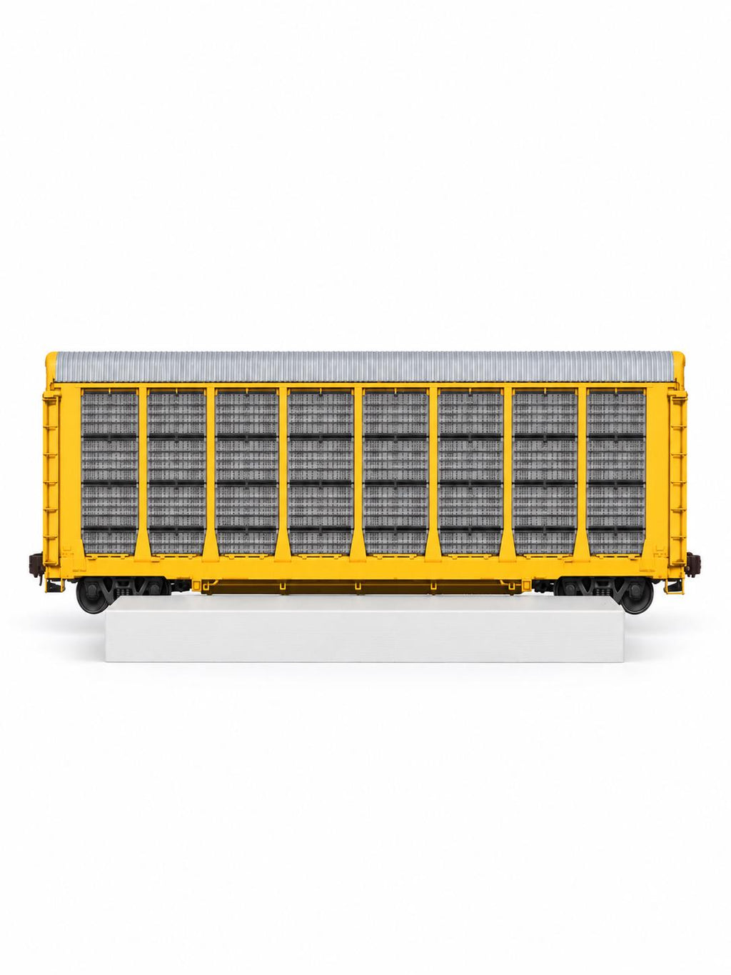 US Autorack Graffiti Practice Wagon, 3D Printed Freight Car, Paintable with Acrylic Markers, Rail Art Collectible, 20x10 cm