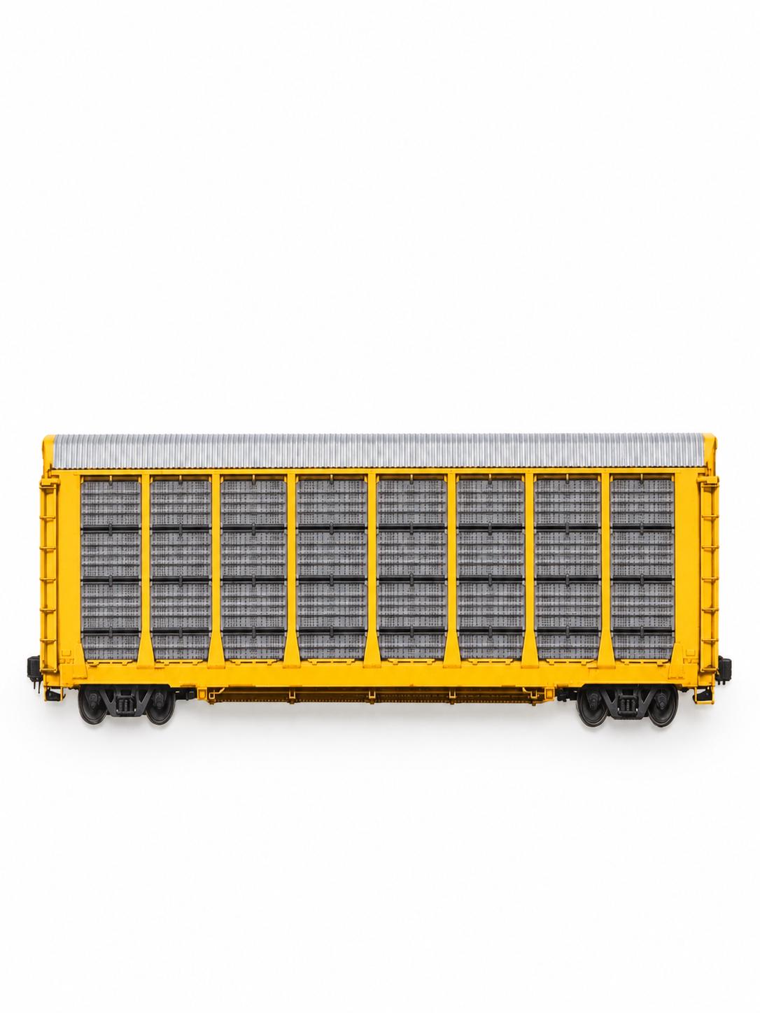 US Autorack Graffiti Practice Wagon, 3D Printed Freight Car, Paintable with Acrylic Markers, Rail Art Collectible, 20x10 cm
