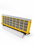 US Autorack Graffiti Practice Wagon, 3D Printed Freight Car, Paintable with Acrylic Markers, Rail Art Collectible, 20x10 cm