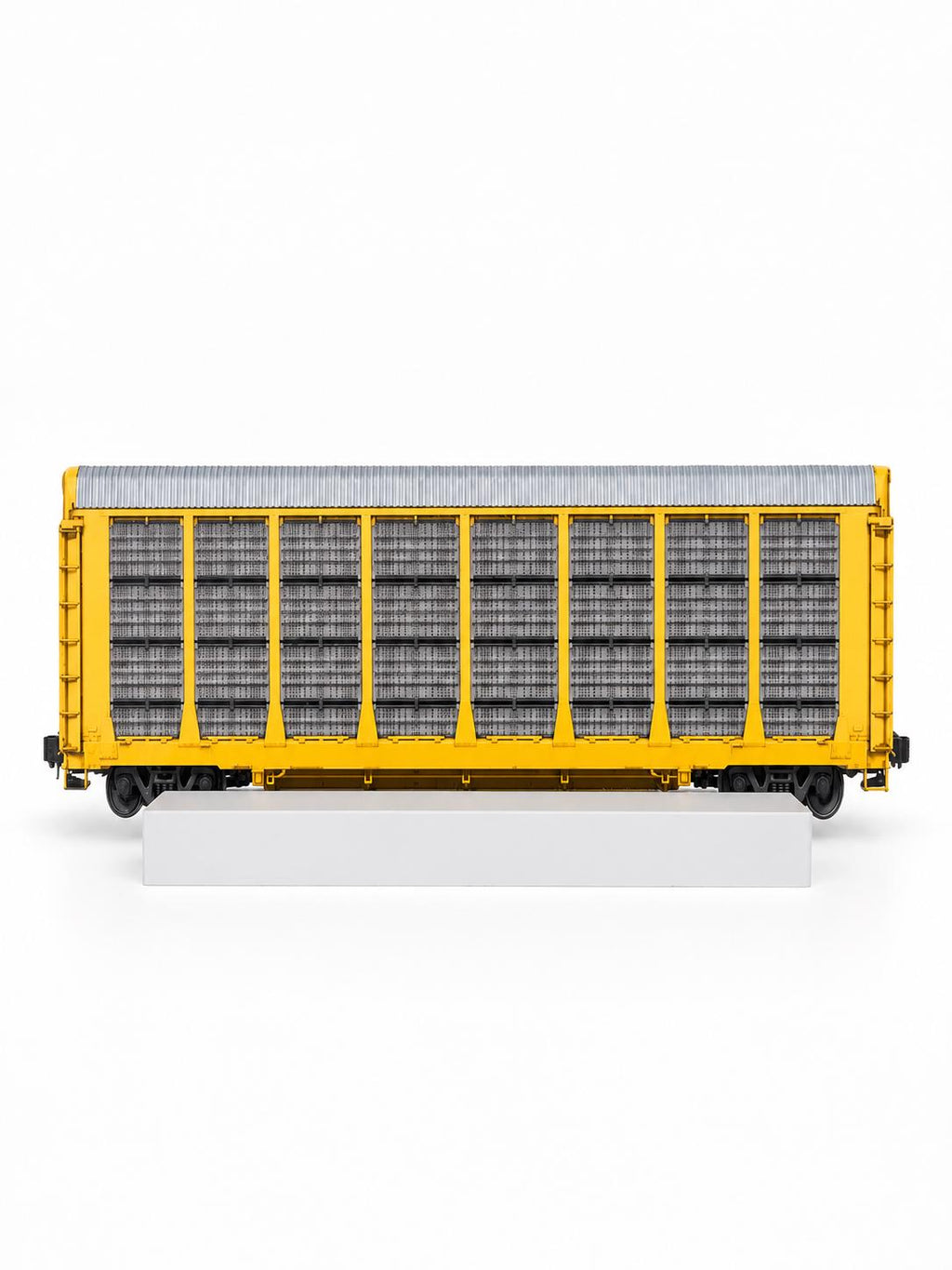US Autorack Graffiti Practice Wagon, 3D Printed Freight Car, Paintable with Acrylic Markers, Rail Art Collectible, 20x10 cm