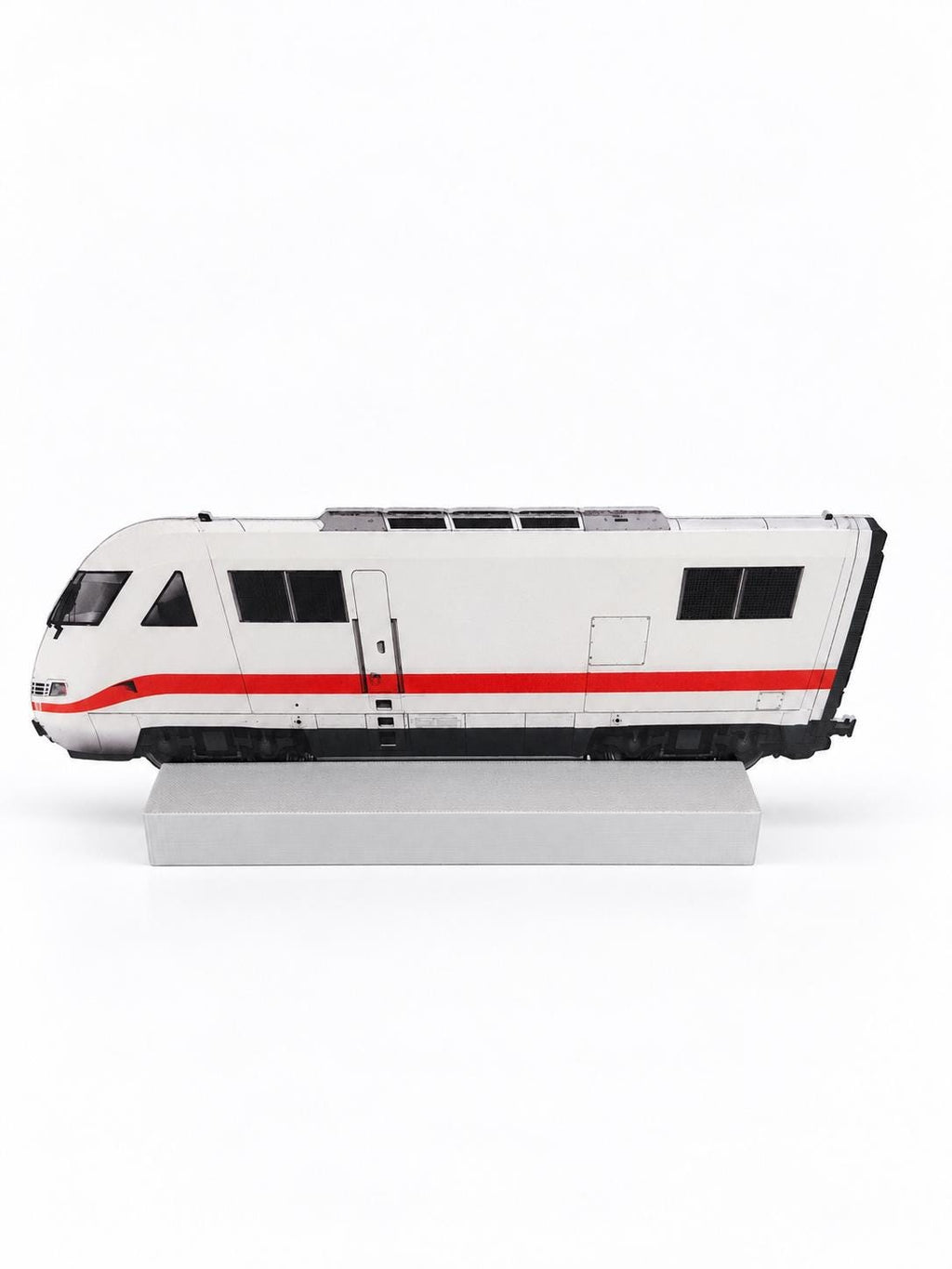 German High Speed Graffiti Practice Train, 3D Printed Rail Model, Paintable with Acrylic Markers, Rail Art Collectible, 20x10 cm