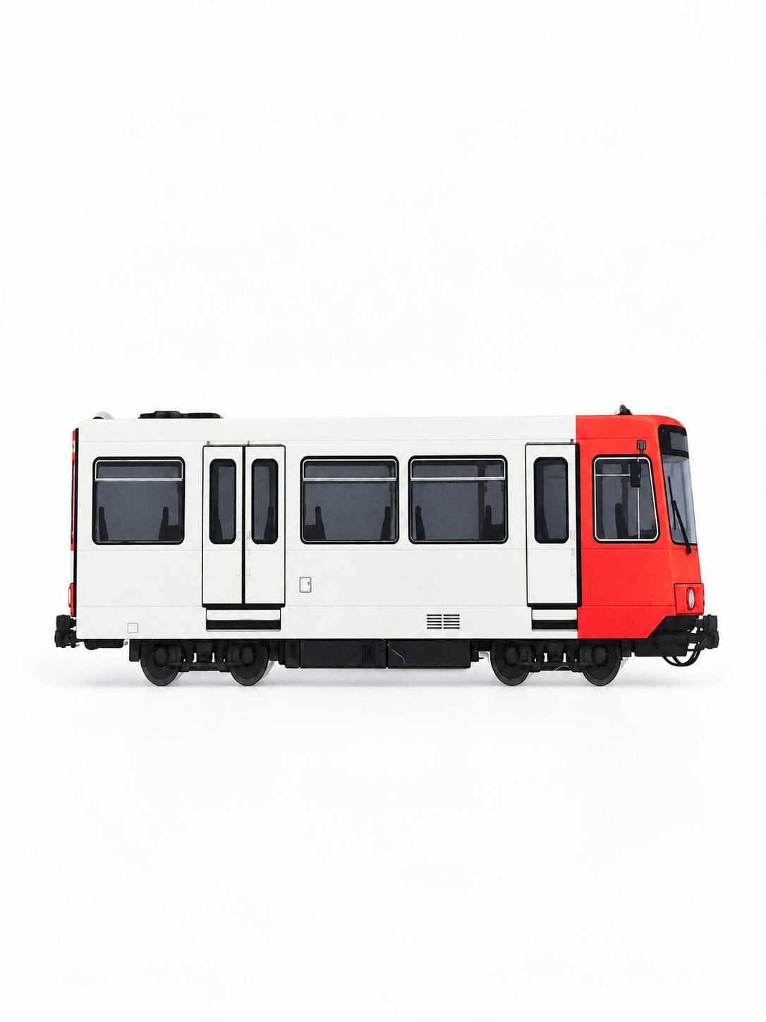 Cologne Urban Rail Graffiti Practice Train, 3D Printed German Tram, Paintable with Acrylic Markers, Rail Art, 20x10 cm