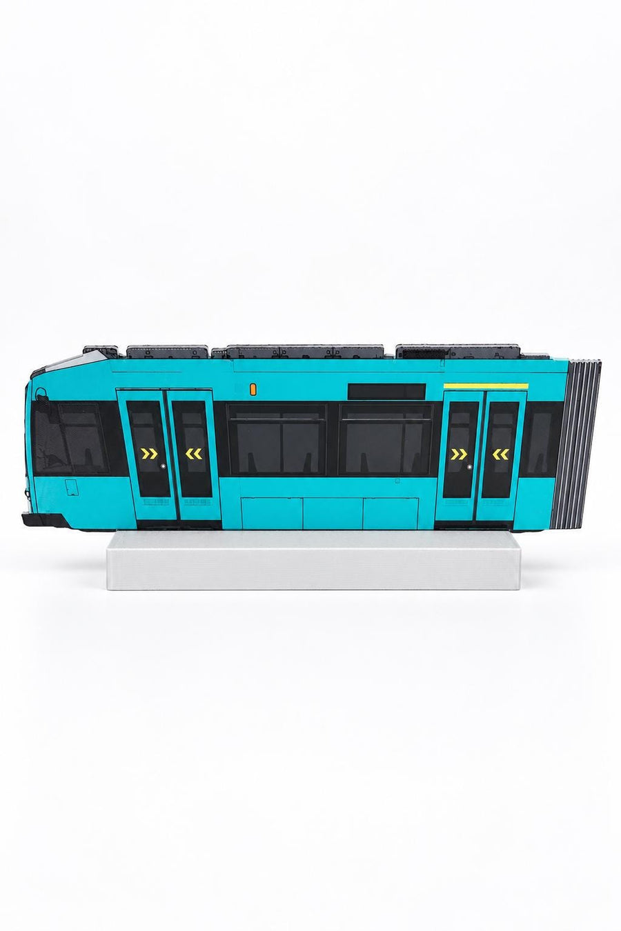 Chromatica Frankfurt Tram Graffiti Practice Train – Paintable 3D Rail Art Object