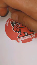 20 A6 Eggshell Stickers – Destructible Slap Blanks – Super Permanent – Graffiti Supply