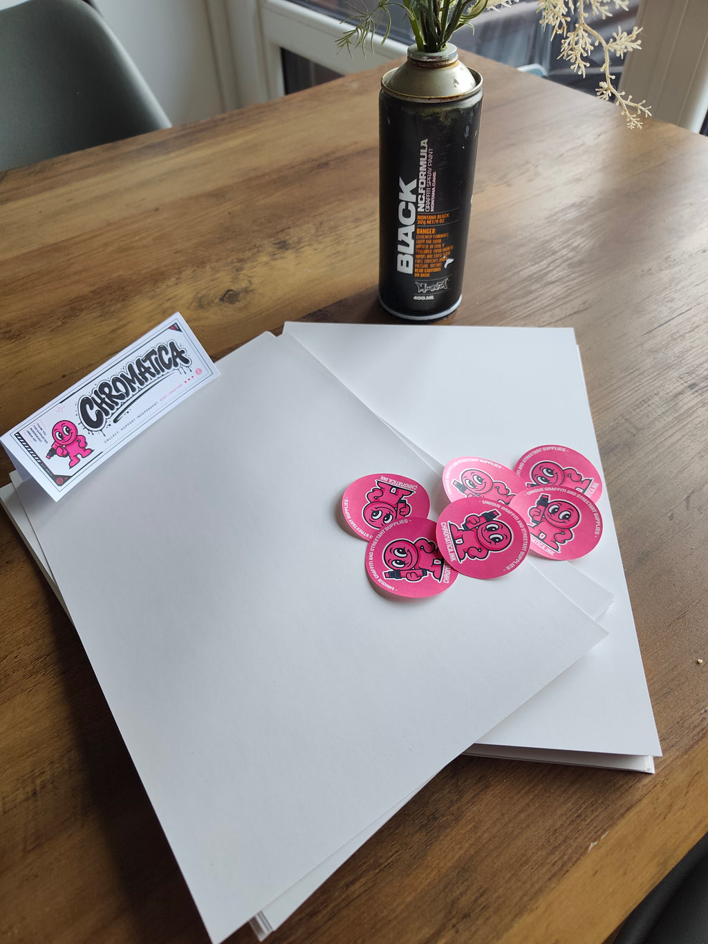 A4 Eggshell Sticker Sheets – Premium Destructible Graffiti Blanks – White 3D Film