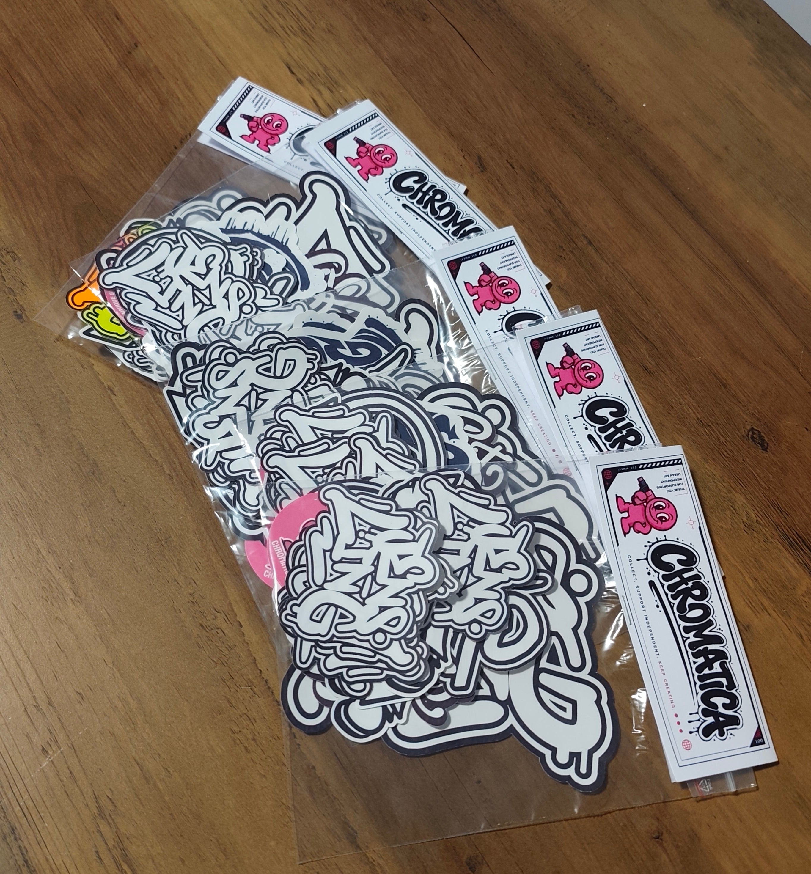 15 Graffiti and Street Art Stickers – Urban Slap Pack – Vinyl & Paper Mix – Outdoor Ready