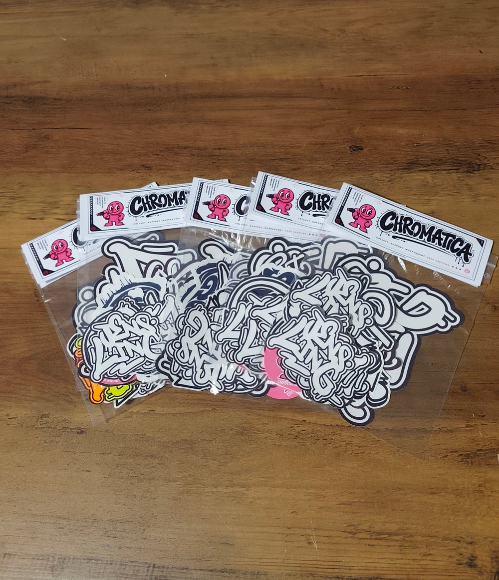 15 Graffiti and Street Art Stickers – Urban Slap Pack – Vinyl & Paper Mix – Outdoor Ready