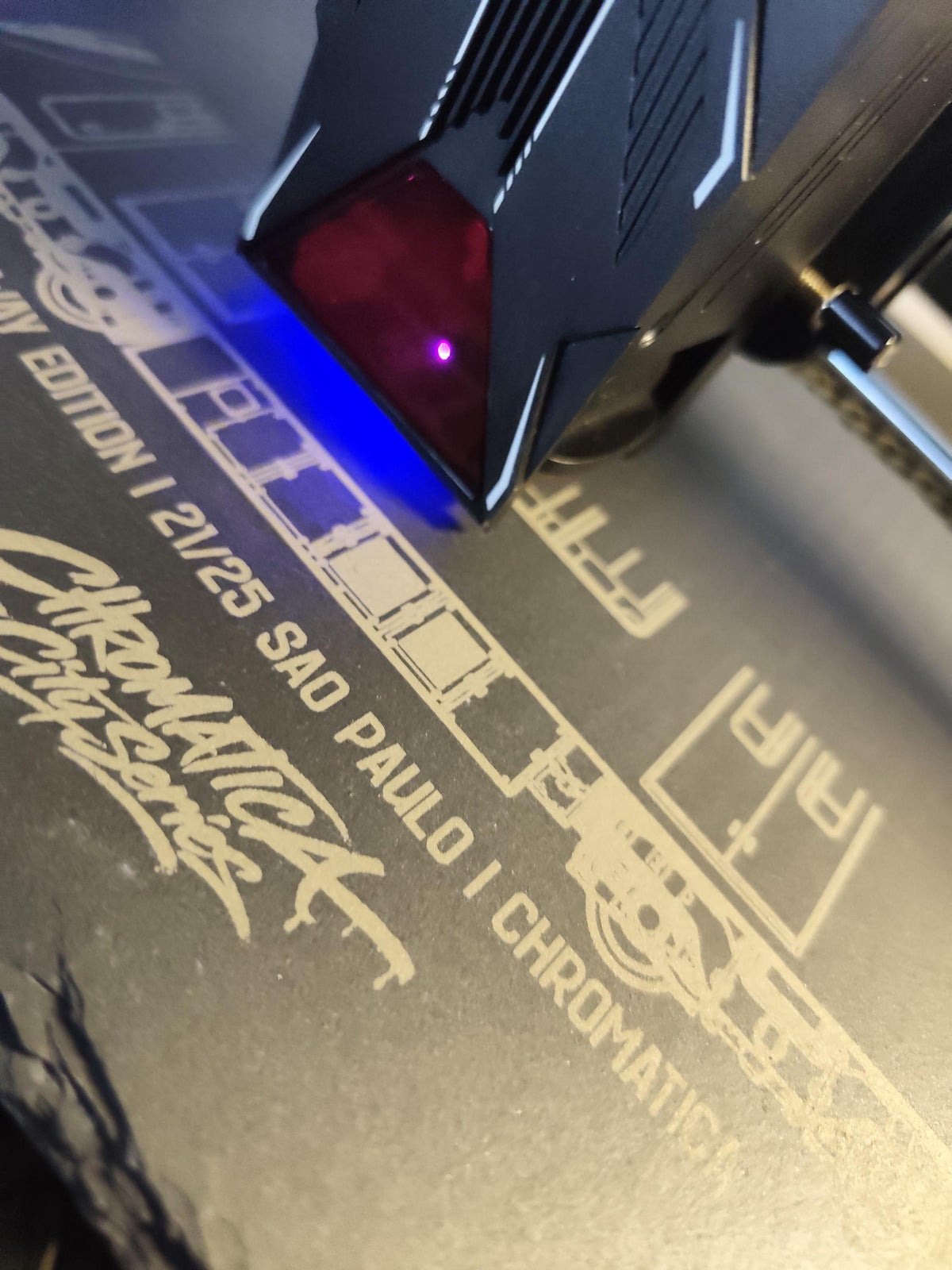 São Paulo Metrô Slate Art – Laser-Engraved Limited Edition