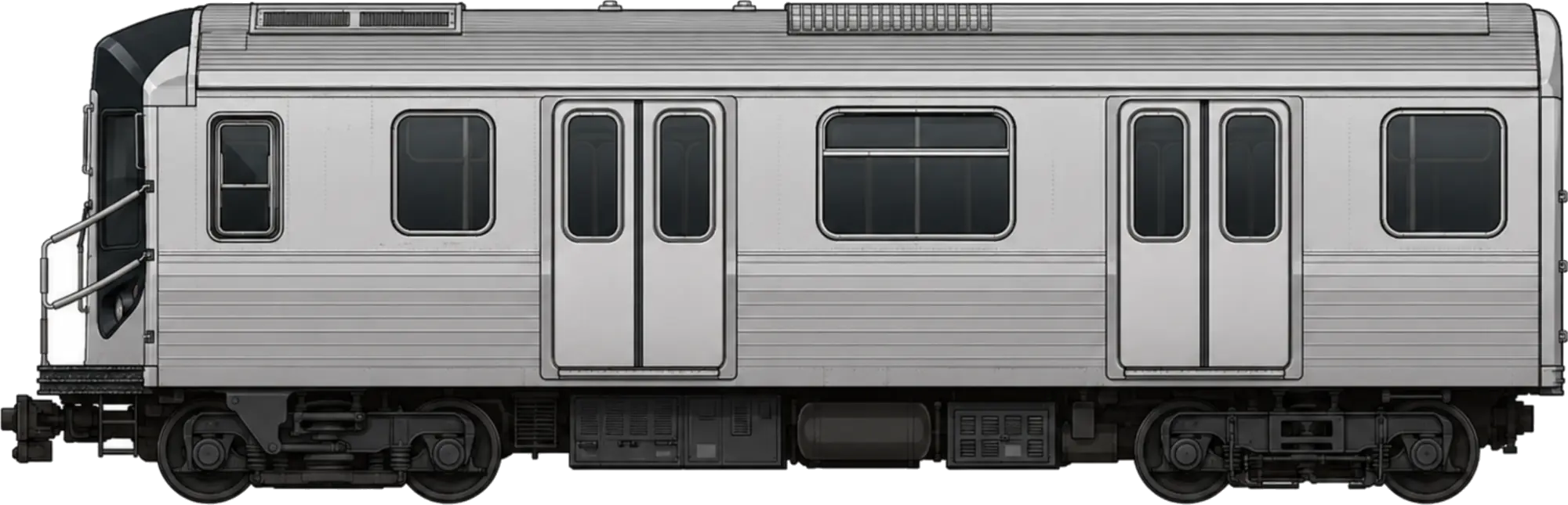 New York City subway railcar from the Chromatica City Series