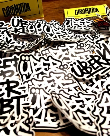 Graffiti und Streetart 'Überklebt' Sticker Set 15-teilig