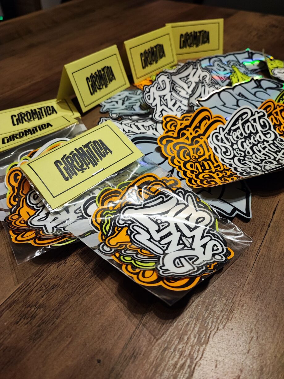 Graffiti und Streetart Sticker Set 1, 15-teilig, Aufkleber, Urban Art, Street Art, Tags. Für Laptop, Skateboard geeignet