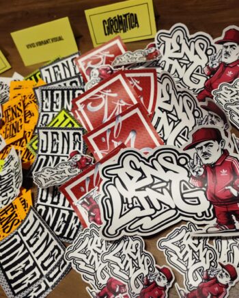 Graffiti und Streetart Sticker Set 2, 15-teilig, Aufkleber, Urban Art, Street Art, Tags. Für Laptop, Skateboard geeignet