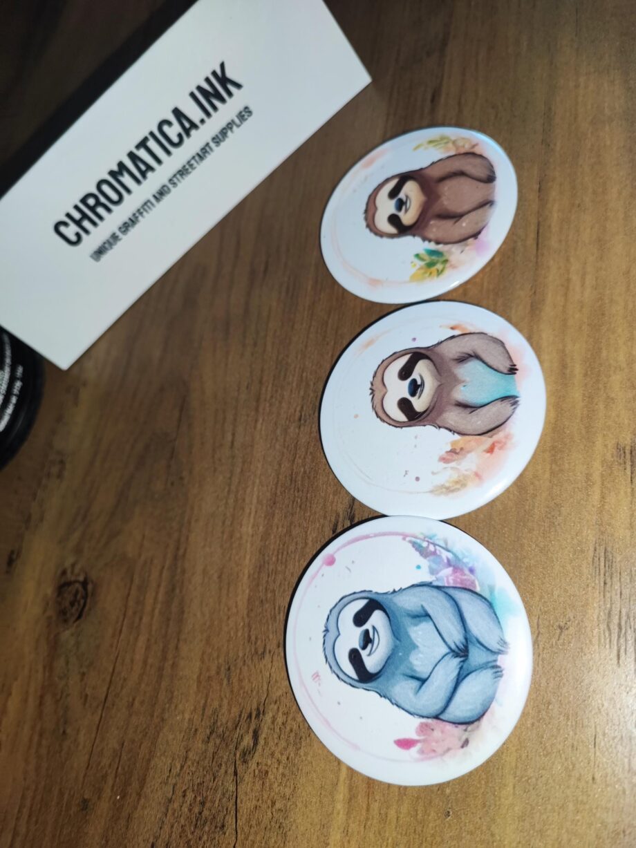 6x Handmade Pastell Badges – Süße Buttons für Kinder & kreative Anlässe | 58 mm | Mit Liebe in Deutschland gemacht