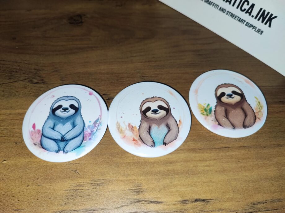6x Handmade Pastell Badges – Süße Buttons für Kinder & kreative Anlässe | 58 mm | Mit Liebe in Deutschland gemacht
