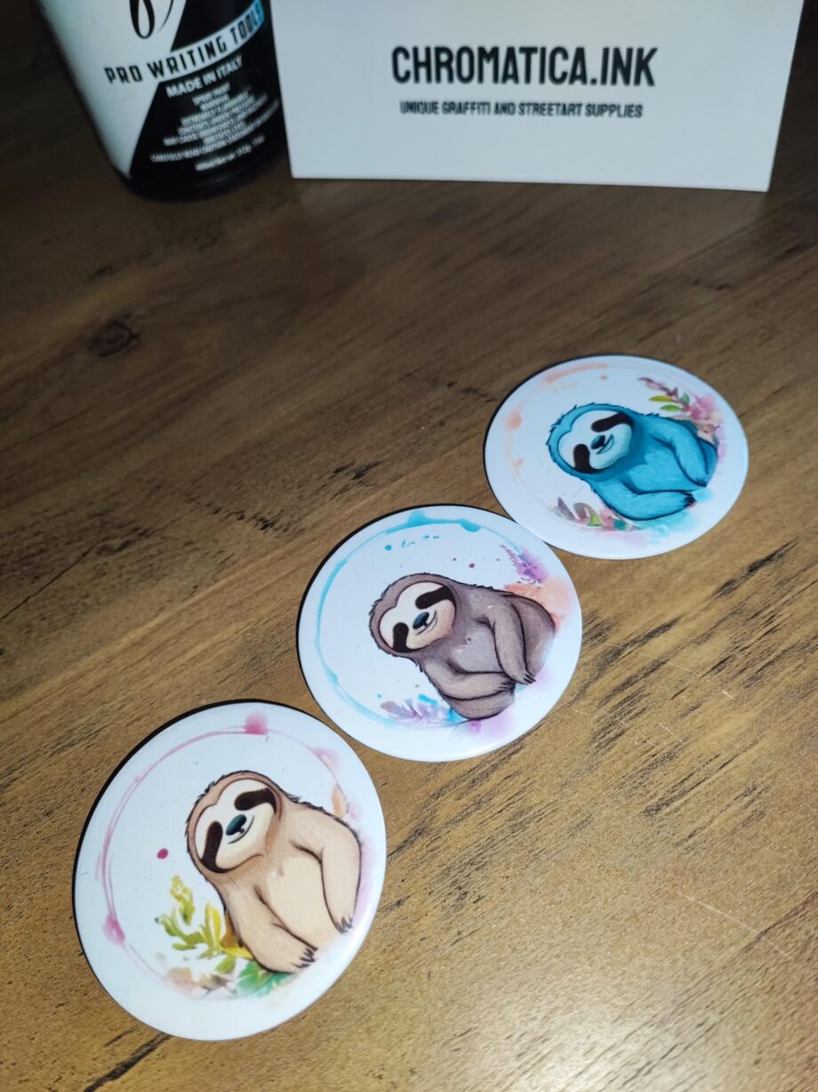 6x Handmade Pastell Badges – Süße Buttons für Kinder & kreative Anlässe | 58 mm | Mit Liebe in Deutschland gemacht