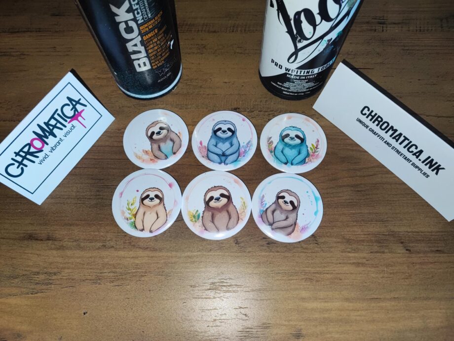 6x Handmade Pastell Badges – Süße Buttons für Kinder & kreative Anlässe | 58 mm | Mit Liebe in Deutschland gemacht