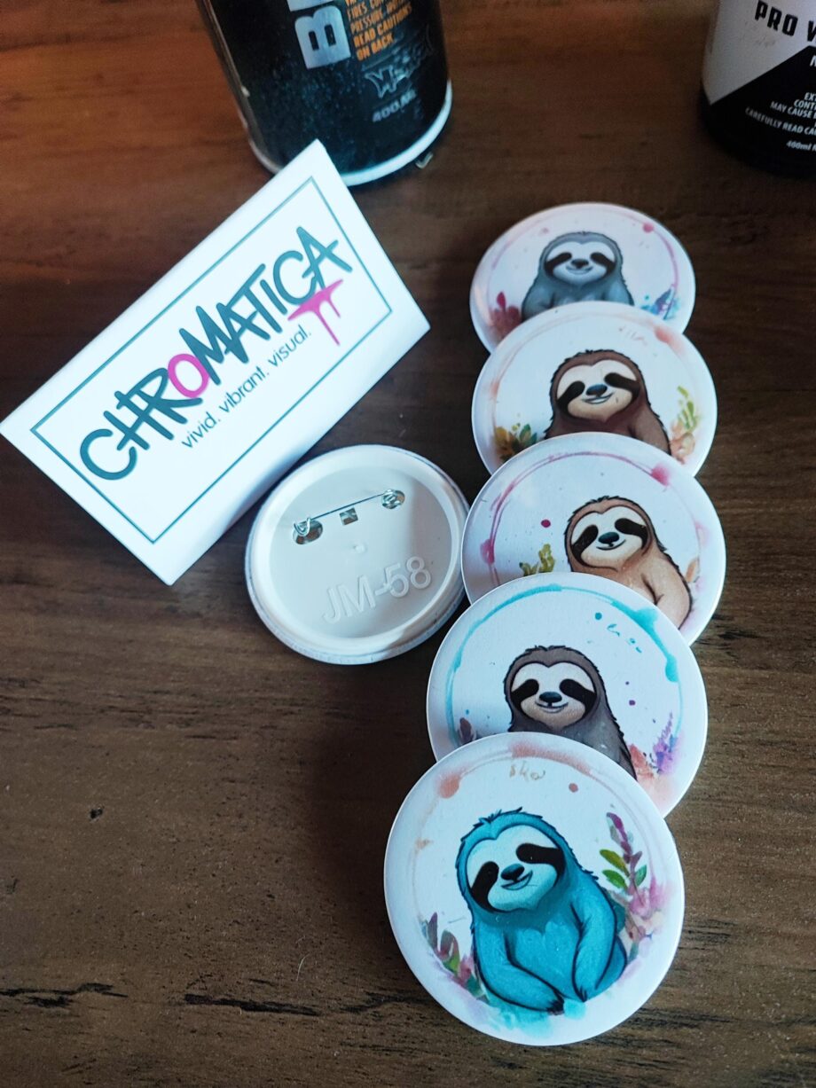 6x Handmade Pastell Badges – Süße Buttons für Kinder & kreative Anlässe | 58 mm | Mit Liebe in Deutschland gemacht
