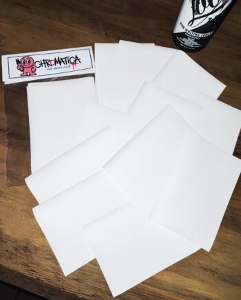 20x Eggshell Sticker A6 – super permanent haftendes, zerstörendes Stickerpapier zum Selbstgestalten. Exklusiv, original und sofort lieferbar