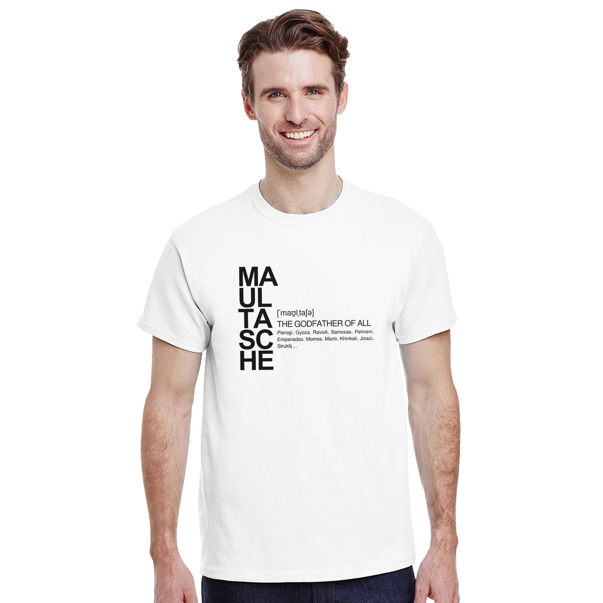 Maultasche T-Shirt – The Godfather Of All – Schwäbische Spezialität, Pierogi, Gyoza, Ravioli & mehr – Lustiges Foodie Shirt