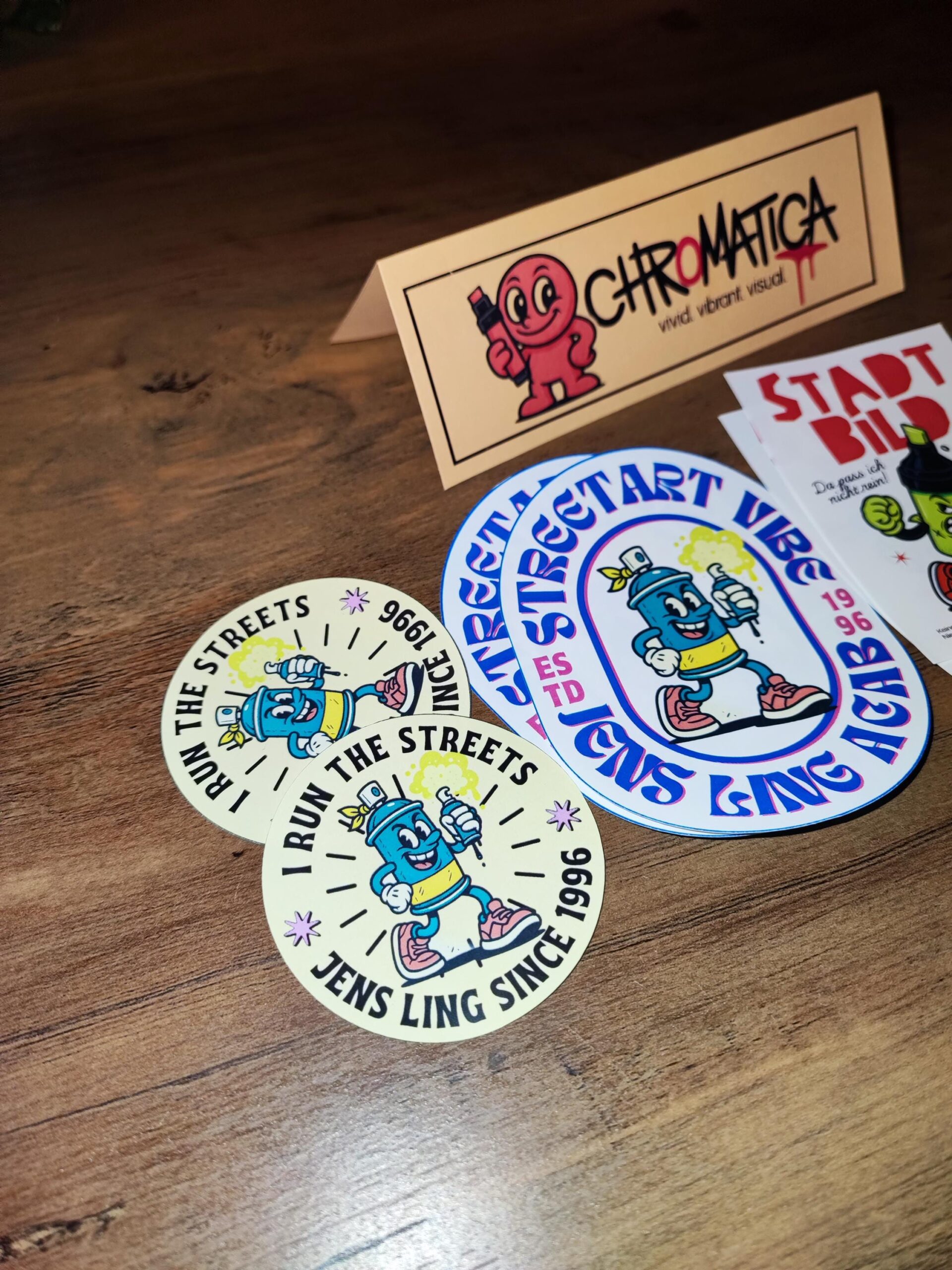 Stadtbild Sticker – Antirassistische Streetart Aufkleber | 20x Political Stickers (5 Designs) | Selfmade & Wetterfest | Vielfalt statt Hass